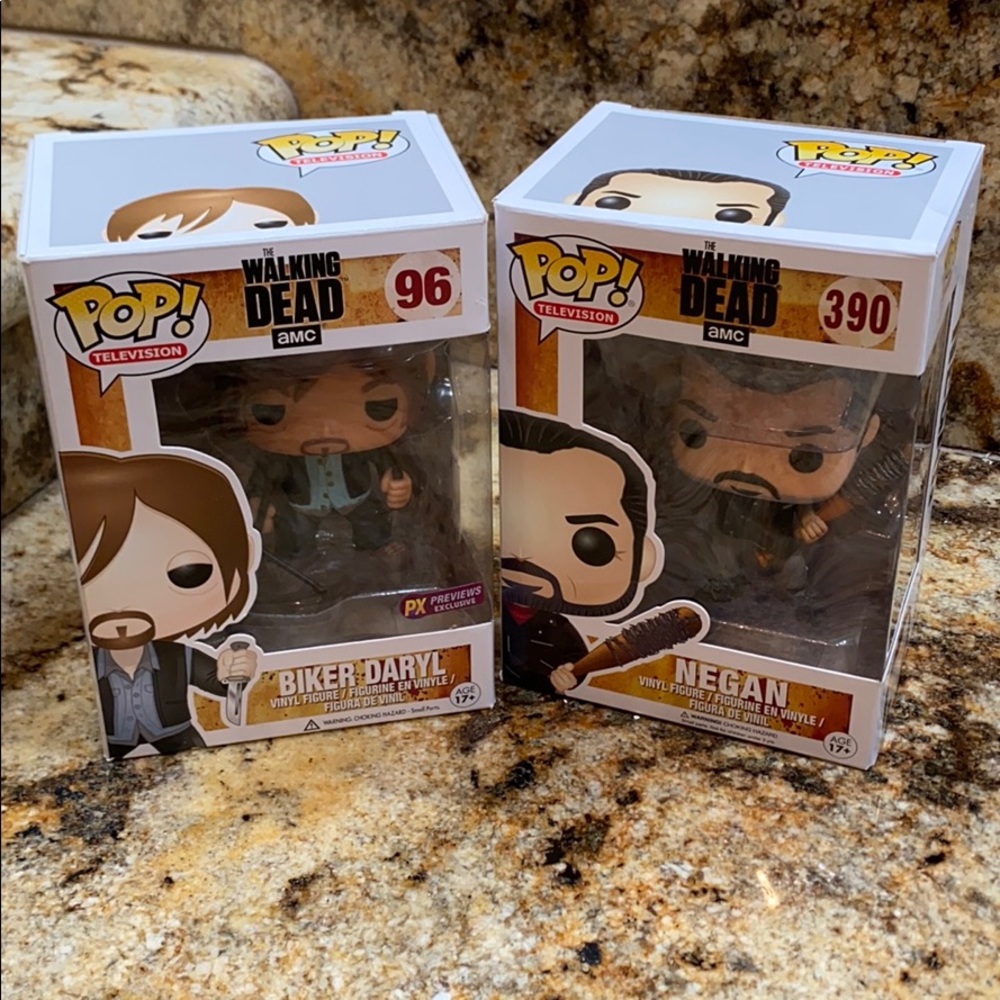 Funko Pop! The Waking Dead. 390 and 96